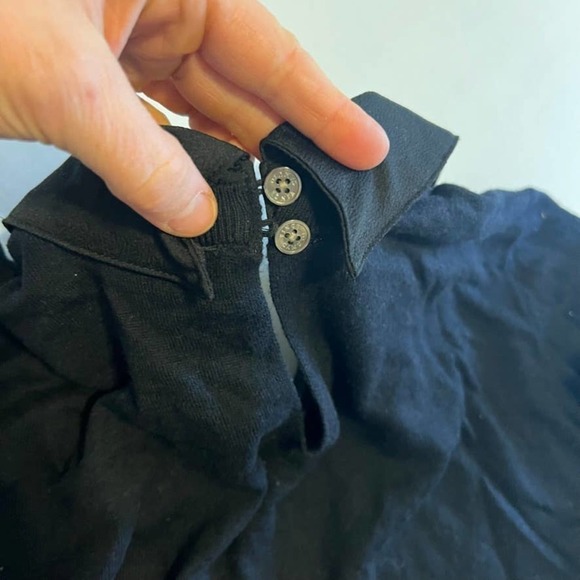 Vince Camuto Black Long sleeve lace trim bottom tunic M - Picture 11 of 11